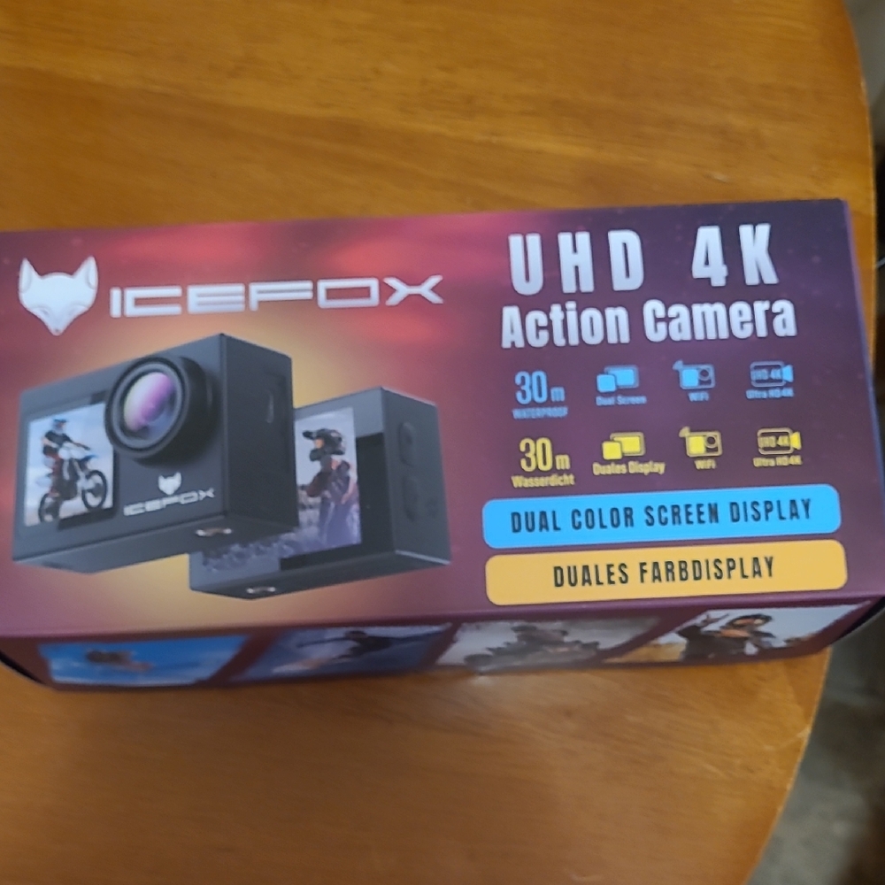 Black UHD 4K Action Camera